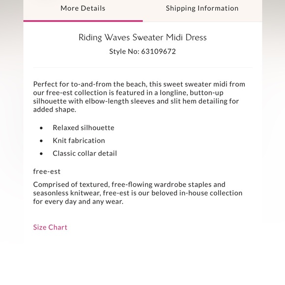 Free People Beach • Riding Waves Sweater Midi Dress - Picture 5 of 5